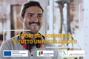 “Fuori dal sommerso, è tutto un altro lavoro!”, la nuova iniziativa del Ministero per il contrasto al lavoro irregolare